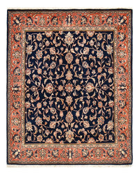 Persisk teppe - klassisk - 170 x 136 cm - mørkeblå – product image