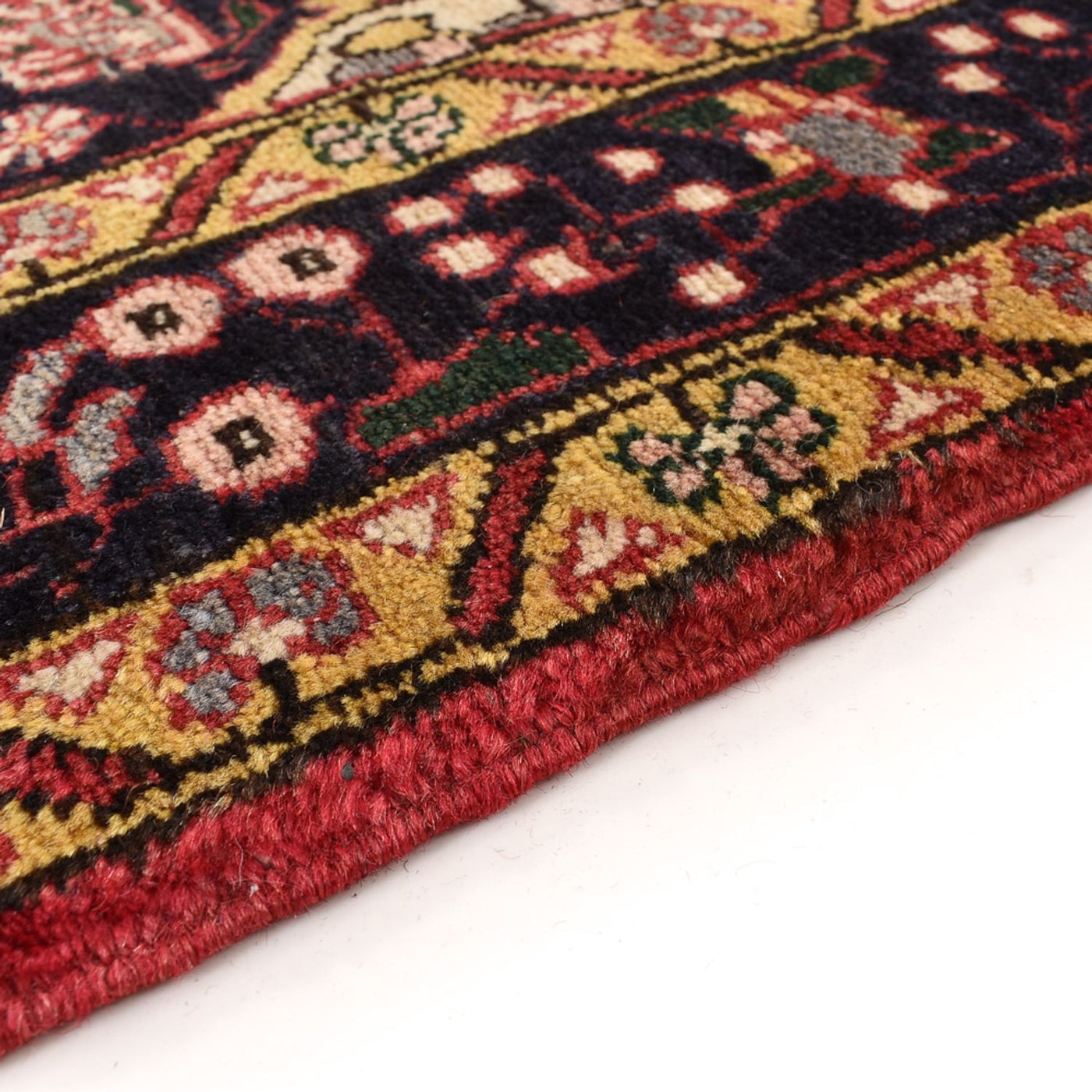 Løper Persisk teppe - Nomadisk - 442 x 118 cm - lys rød