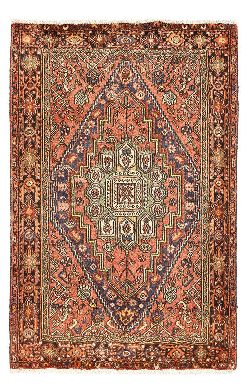 Persisk teppe - Nomadisk - 120 x 80 cm - lys rød