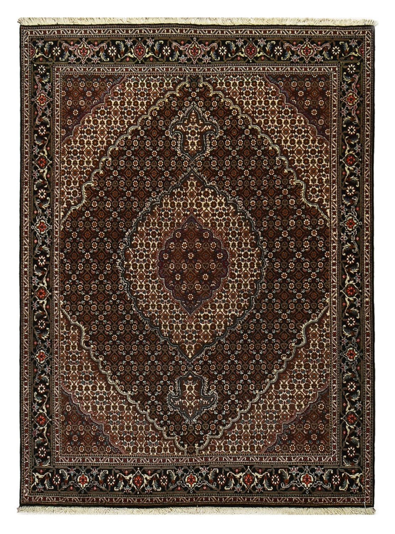 Persisk teppe - Tabriz - Royal - 204 x 150 cm - mørk brun