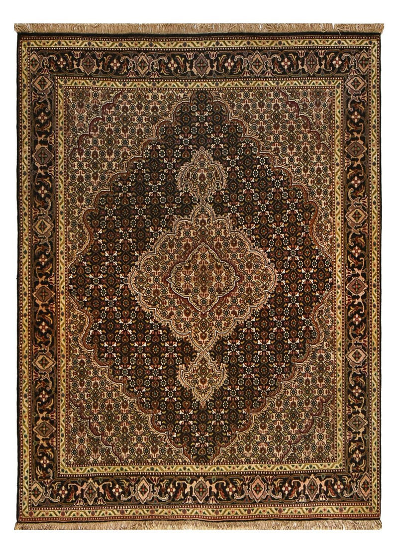 Persisk teppe - Tabriz - Royal - 203 x 148 cm - mørk brun