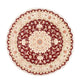 Persisk teppe - Tabriz - Royal rundt  - 200 x 200 cm - flerfarget