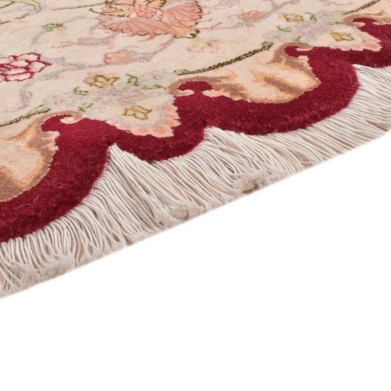 Persisk teppe - Tabriz - Royal rundt  - 200 x 200 cm - flerfarget