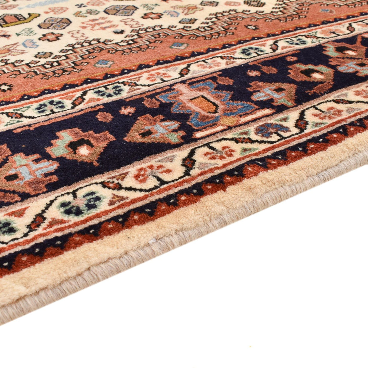 Gabbeh teppe - Kashkuli persisk teppe - 215 x 155 cm - krem