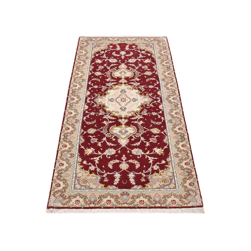 Løper Persisk teppe - Tabriz - Royal - 198 x 80 cm - rød