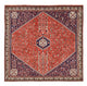 Persisk teppe - Nomadisk square  - 202 x 201 cm - rød