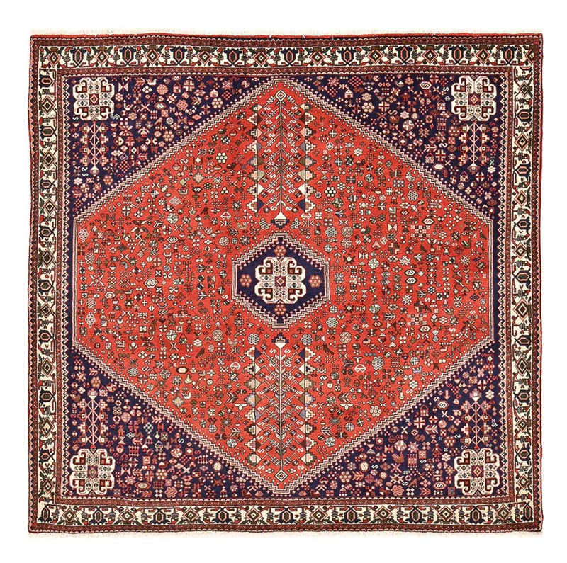 Persisk teppe - Nomadisk square  - 202 x 201 cm - rød
