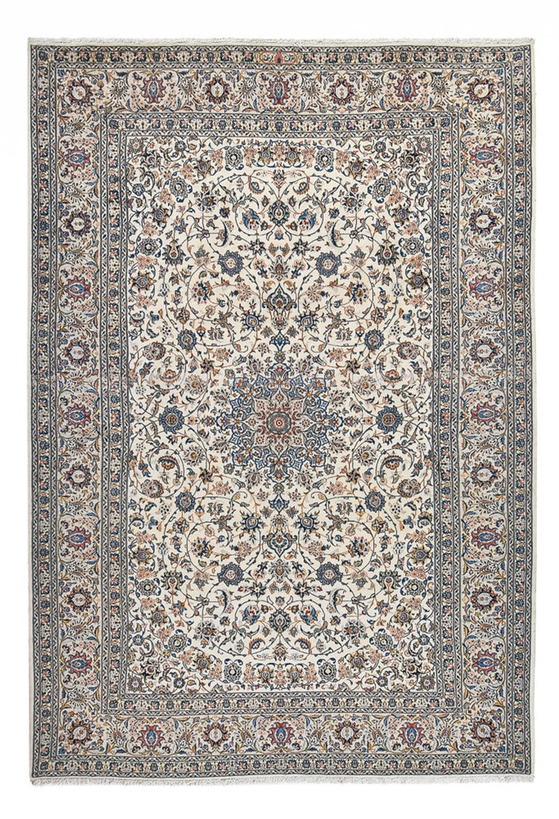 Persisk teppe - Keshan - Royal - 355 x 247 cm - grå