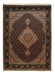 Tabriz - 40 Raj Teppe 154x210cm - Persisk teppe - mørk brun