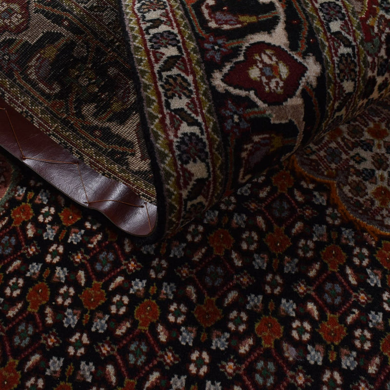Tabriz - 40 Raj Teppe 154x210cm - Persisk teppe - mørk brun