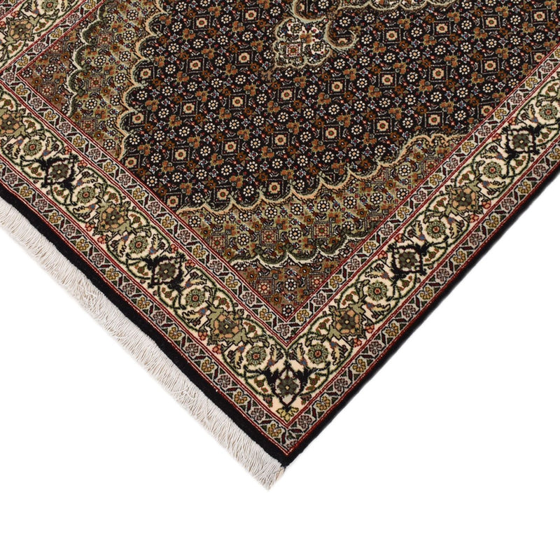 Løper Persisk teppe - Tabriz - Royal - 393 x 82 cm - mørk beige