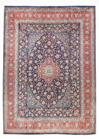 Persisk teppe - klassisk - 414 x 302 cm - mørkeblå – product image