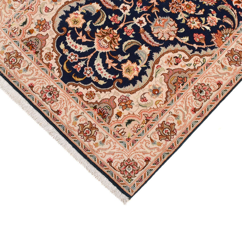 Løper Persisk teppe - Tabriz - Royal - 310 x 82 cm - mørkeblå