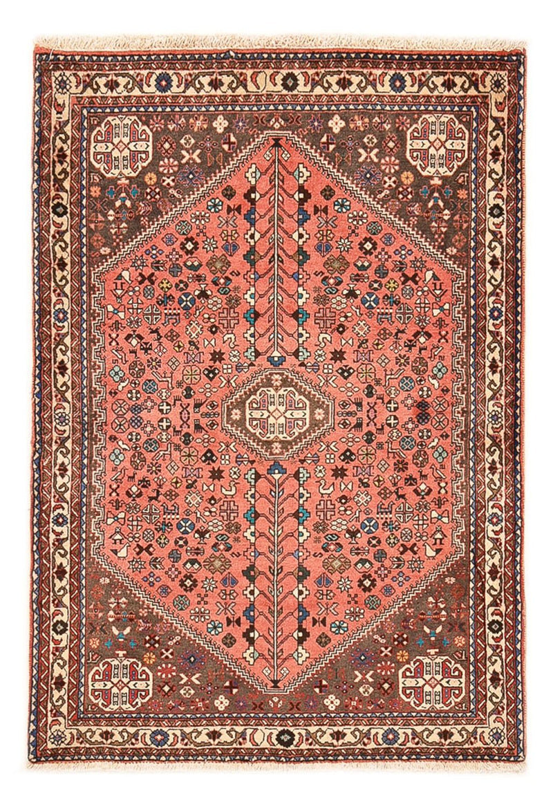 Persisk teppe - Nomadisk - 144 x 98 cm - lys rød