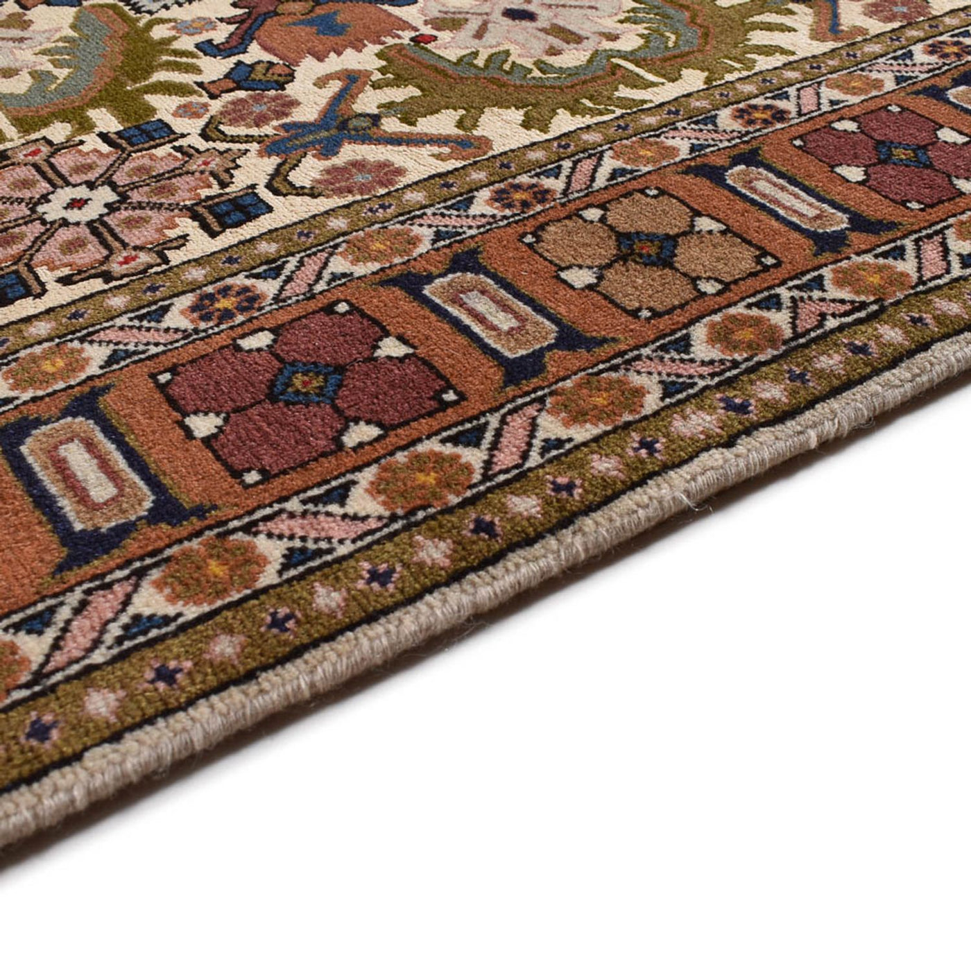 Persisk teppe - Nomadisk - 201 x 132 cm - flerfarget