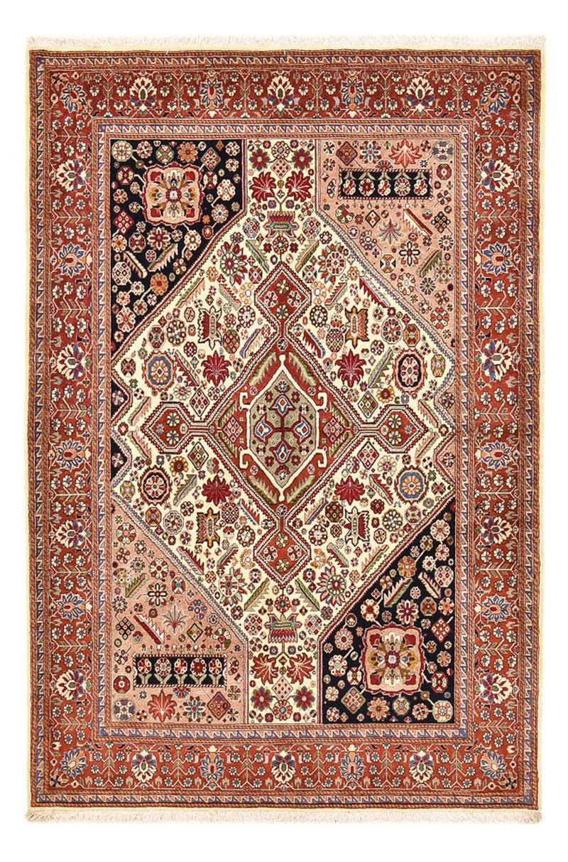 Gabbeh teppe - Kashkuli persisk teppe - 218 x 150 cm - lys rød