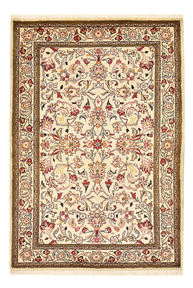 Persisk teppe - Ghom - 156 x 106 cm - krem