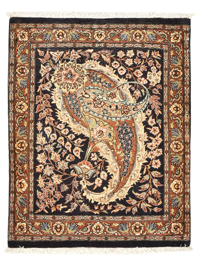 Qom Teppe 60x77cm - Persisk teppe - flerfarget