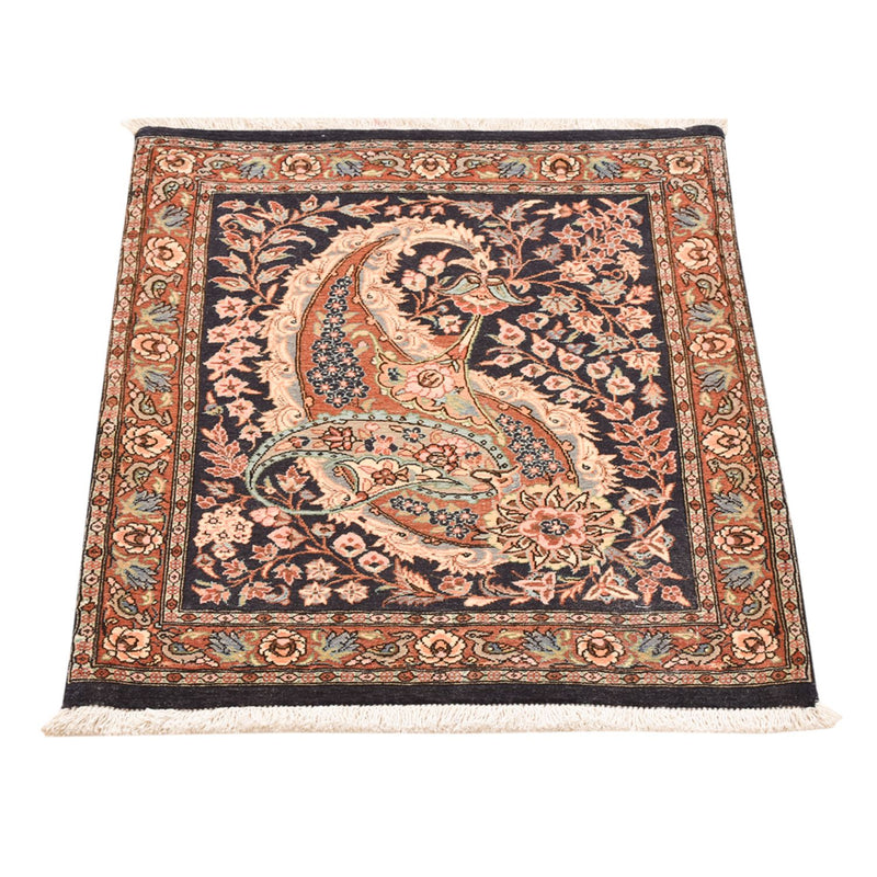 Persisk teppe - Ghom - 77 x 60 cm - flerfarget