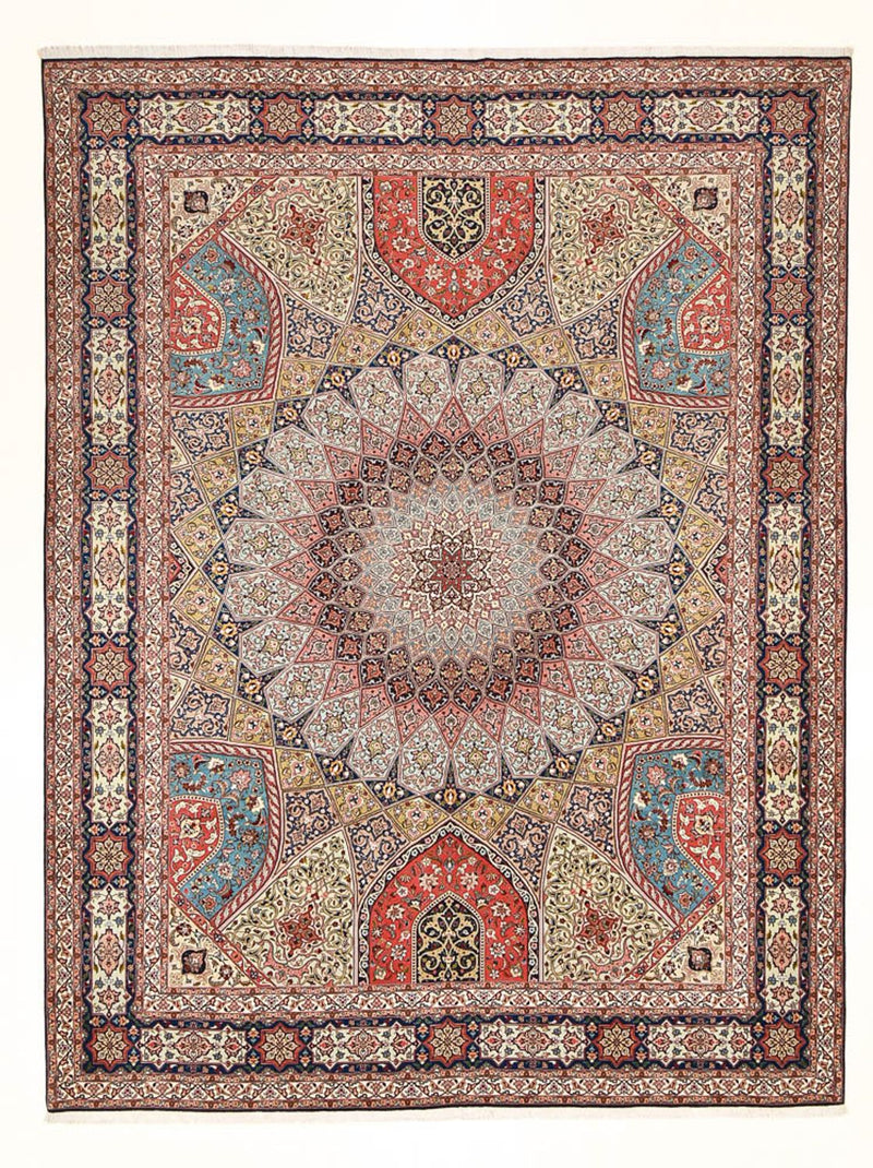 Persisk teppe - Tabriz - Royal - 397 x 300 cm - flerfarget