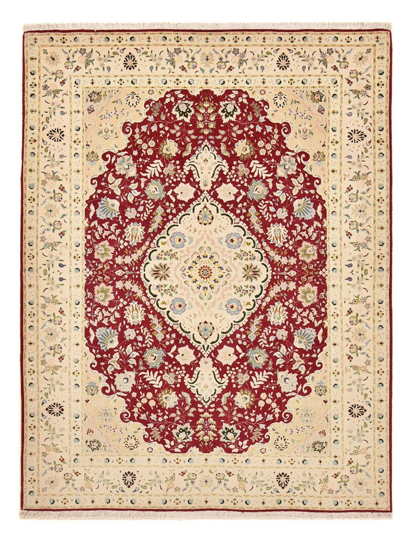 Persisk teppe - Tabriz - Royal - 210 x 153 cm - rød