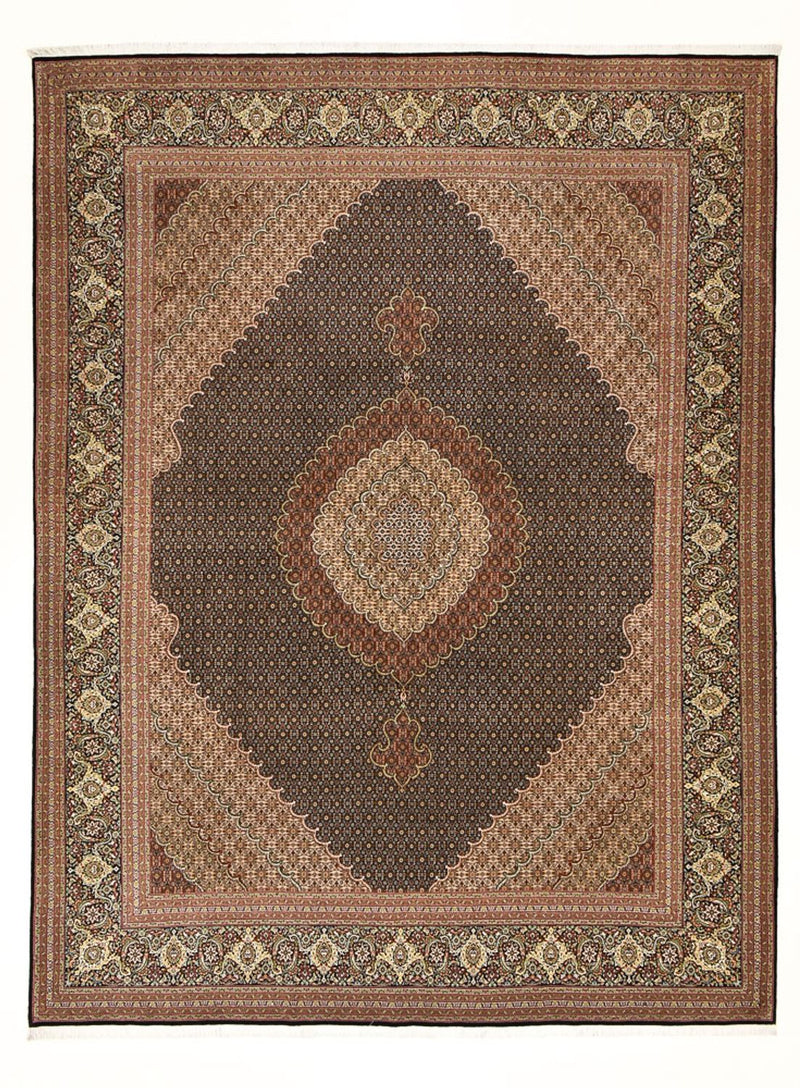 Persisk teppe - Tabriz - Royal - 400 x 300 cm - mørk kamel