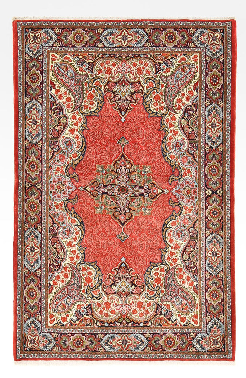 Persisk teppe - Ghom - Royal - 205 x 132 cm - rød