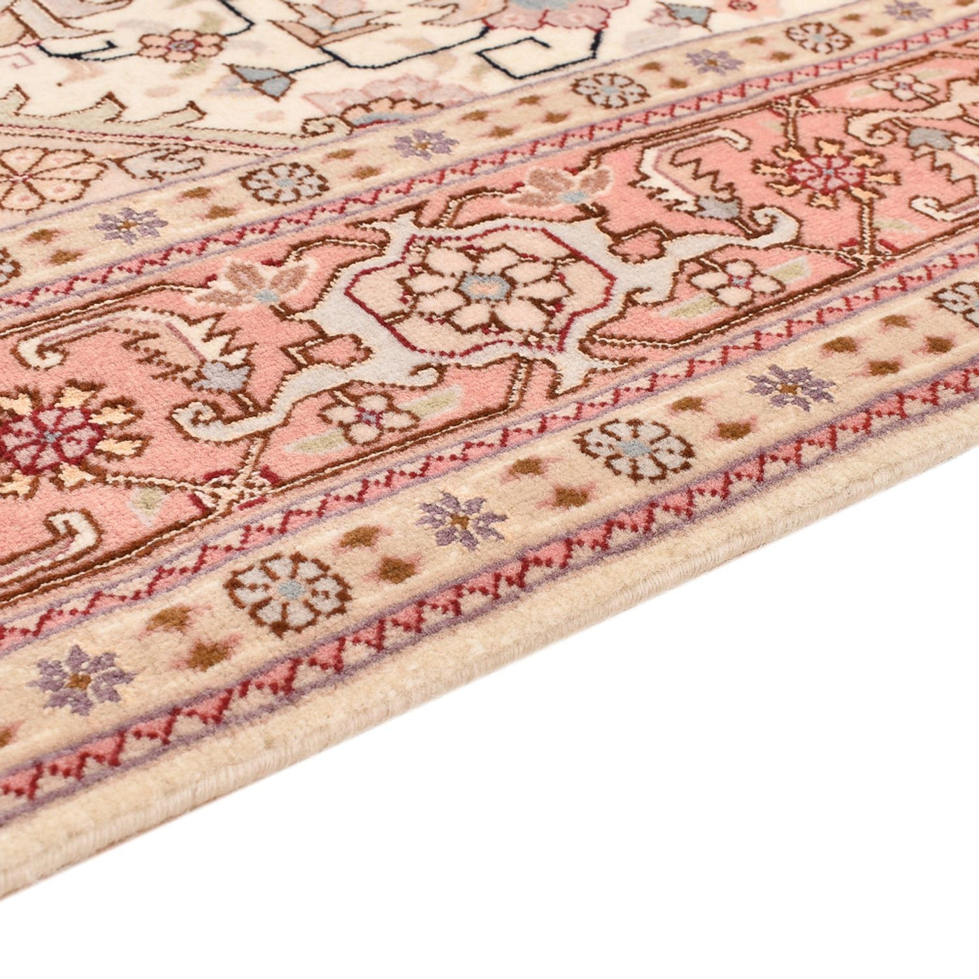 Persisk teppe - Tabriz - Royal - 161 x 105 cm - lys rød