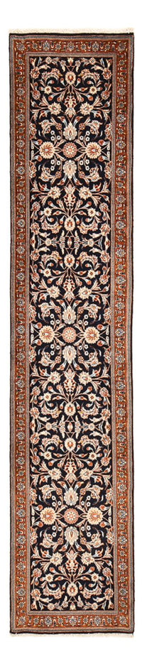 Løper Persisk teppe - klassisk - 334 x 74 cm - mørkeblå – product image