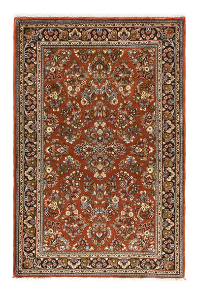 Sarouk Teppe 138x207cm - Persisk teppe - mørk rød
