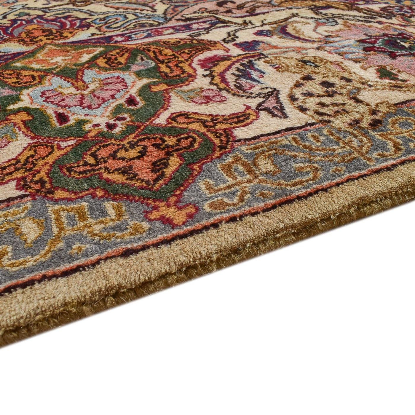 Persisk teppe - Keshan - 334 x 240 cm - sand