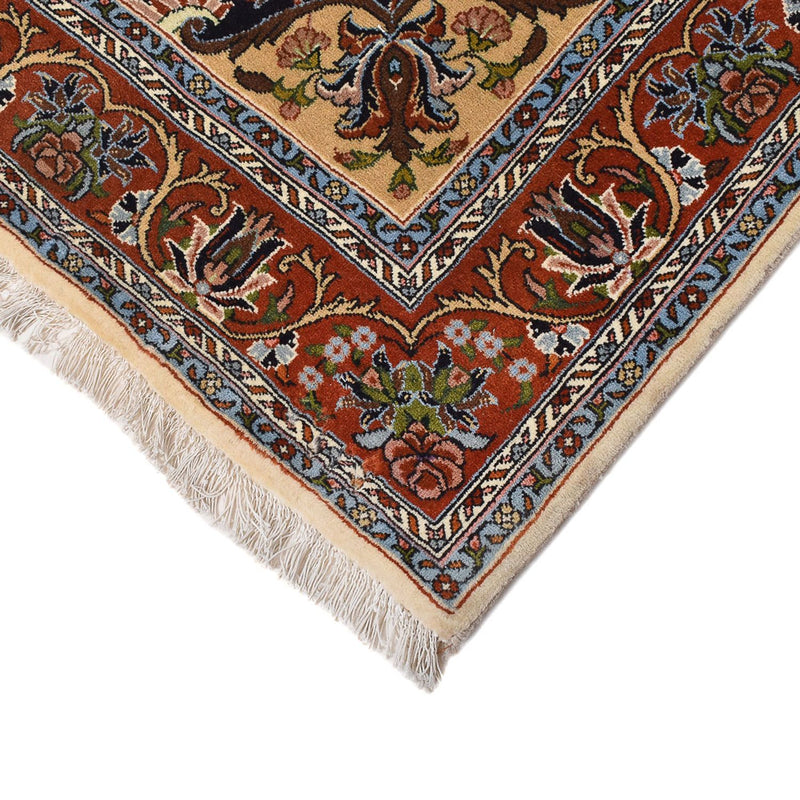 Persisk teppe - klassisk - 217 x 131 cm - lys beige