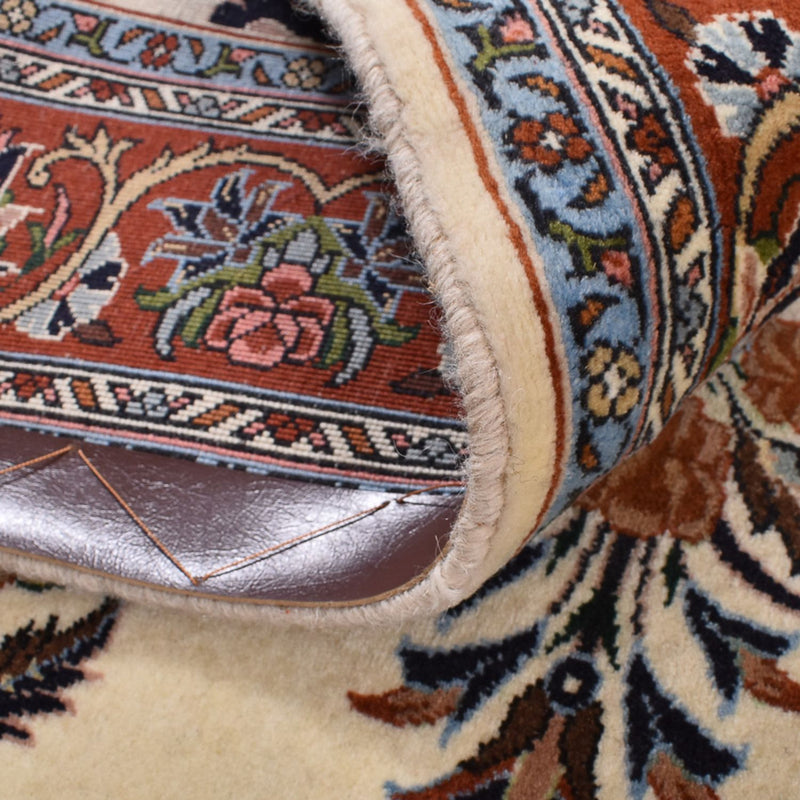Persisk teppe - klassisk - 217 x 131 cm - lys beige