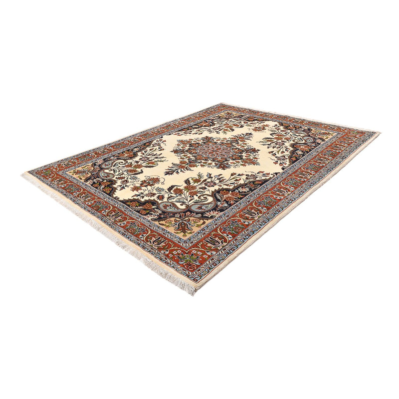 Persisk teppe - klassisk - 217 x 131 cm - lys beige