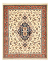 Sarouk Teppe 115x145cm - Persisk teppe - Rektangulær / Lys beige / 115 x 145 cm Rektangulær
