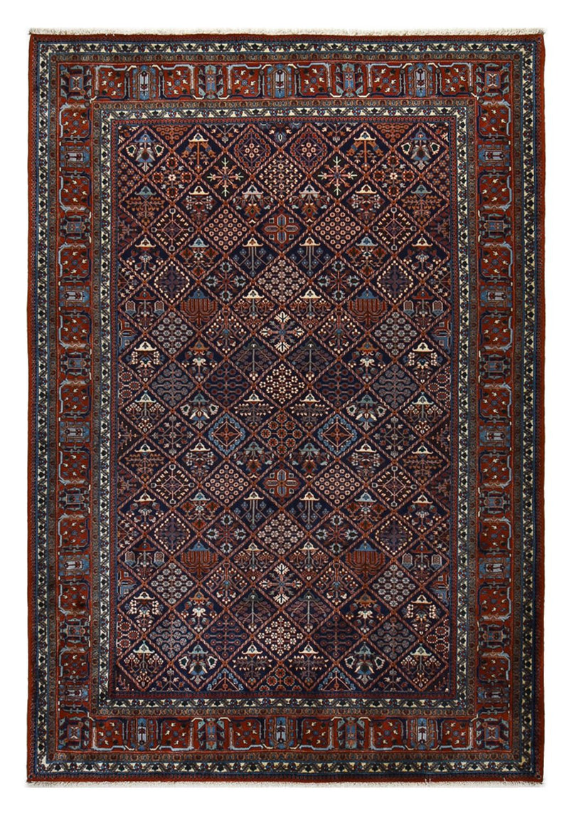 Persisk teppe - Bijar - 300 x 212 cm - vinrød