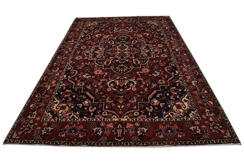 Persisk teppe - Nomadisk - 320 x 207 cm - vinrød