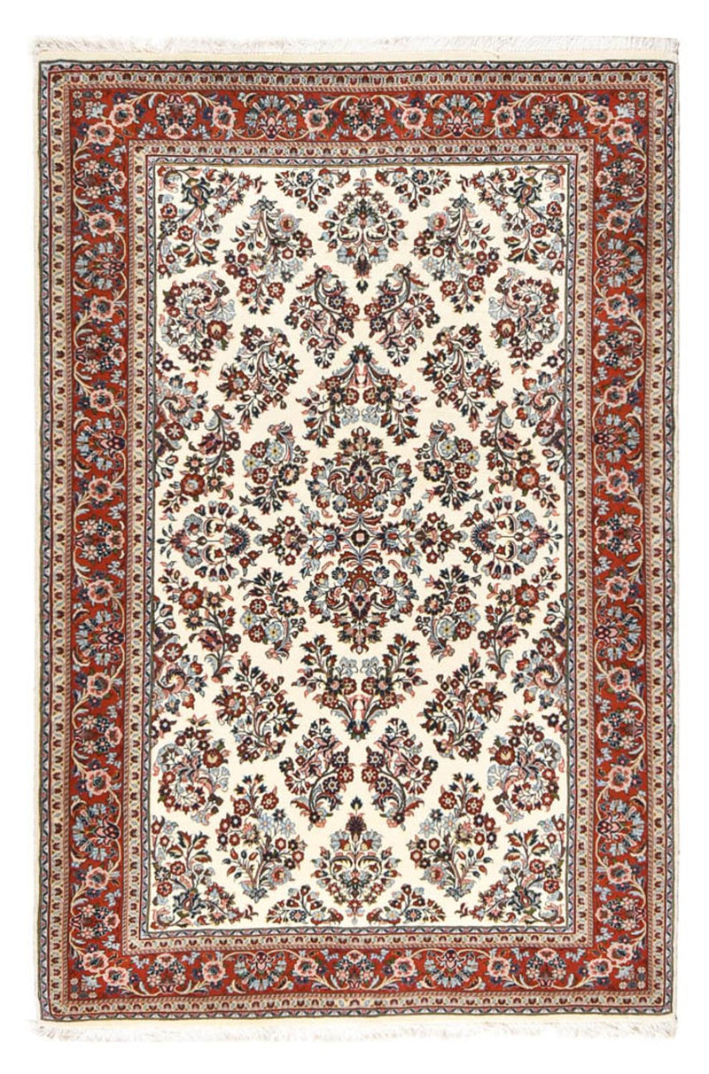 Sarouk Teppe 136x213cm - Persisk teppe - krem