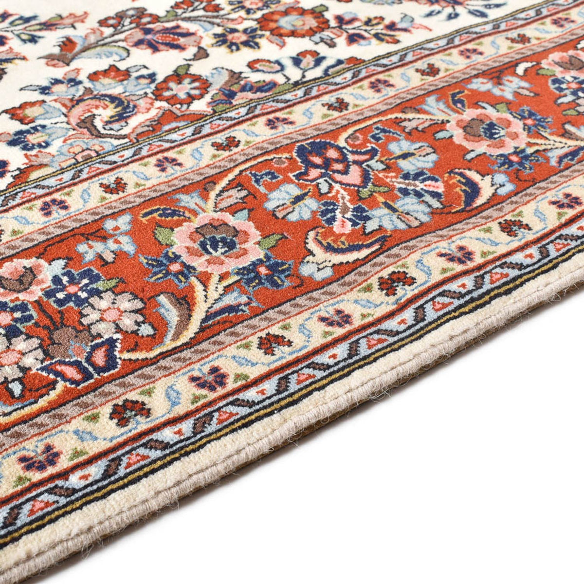 Sarouk Teppe 136x213cm - Persisk teppe - krem