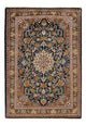 Persisk teppe - klassisk - 202 x 138 cm - mørkeblå