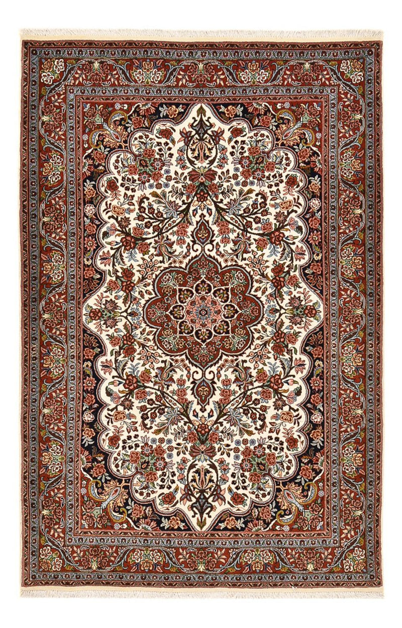 Persisk teppe - Bijar - 210 x 135 cm - krem