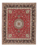 Persisk teppe - Tabriz - Royal - 295 x 249 cm - rød
