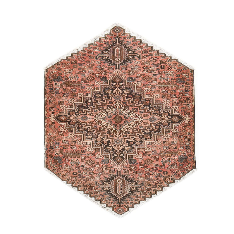 Persisk teppe - Nomadisk - 180 x 127 cm - lys rød