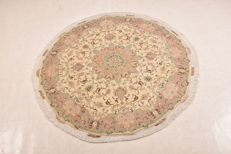 Tabriz - 50 Raj Teppe 150x150cm - Persisk teppe