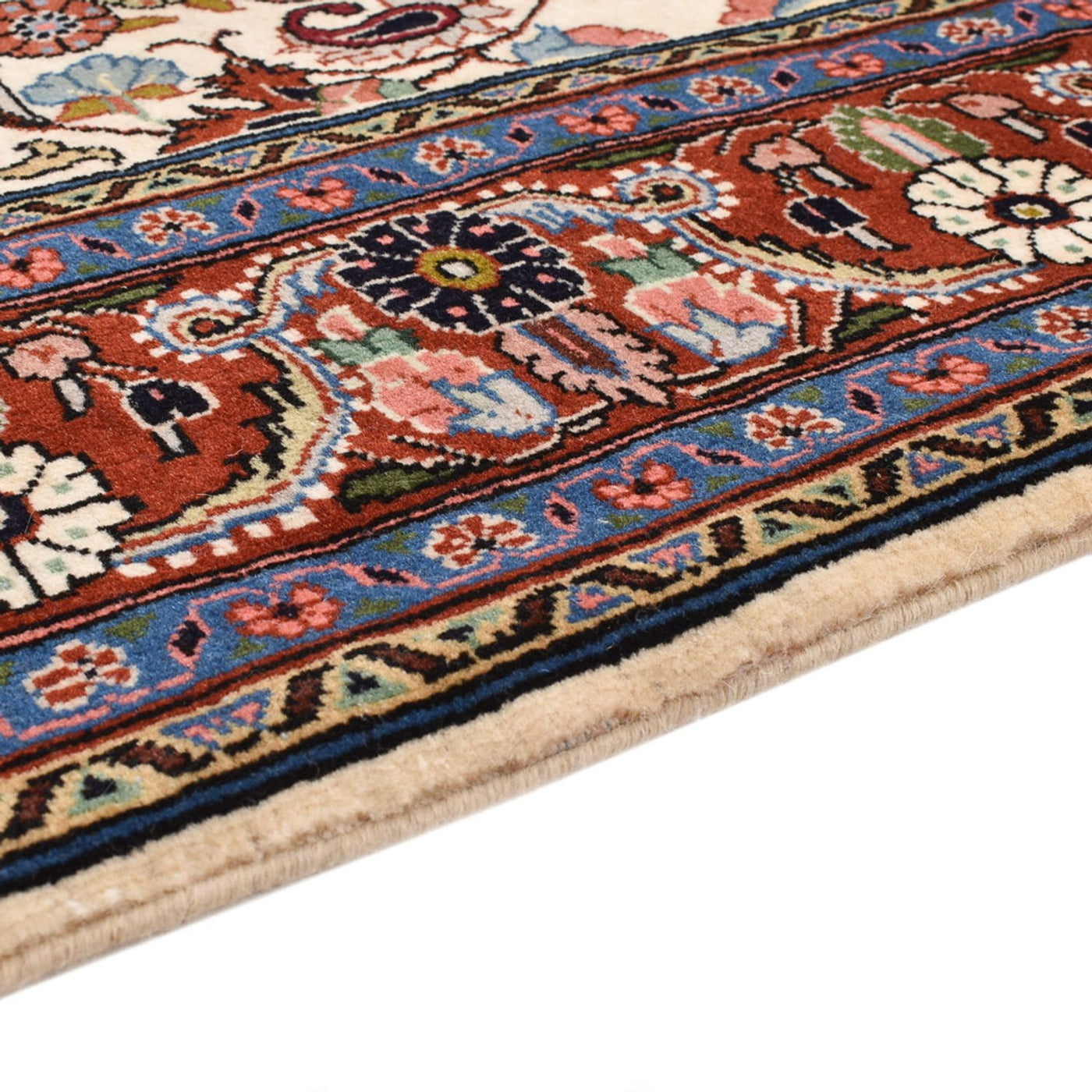 Persisk teppe - Bijar - 208 x 136 cm - krem