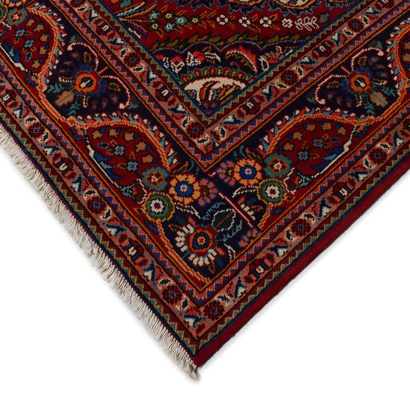 Persisk teppe - Nomadisk - 300 x 204 cm - mørk rød