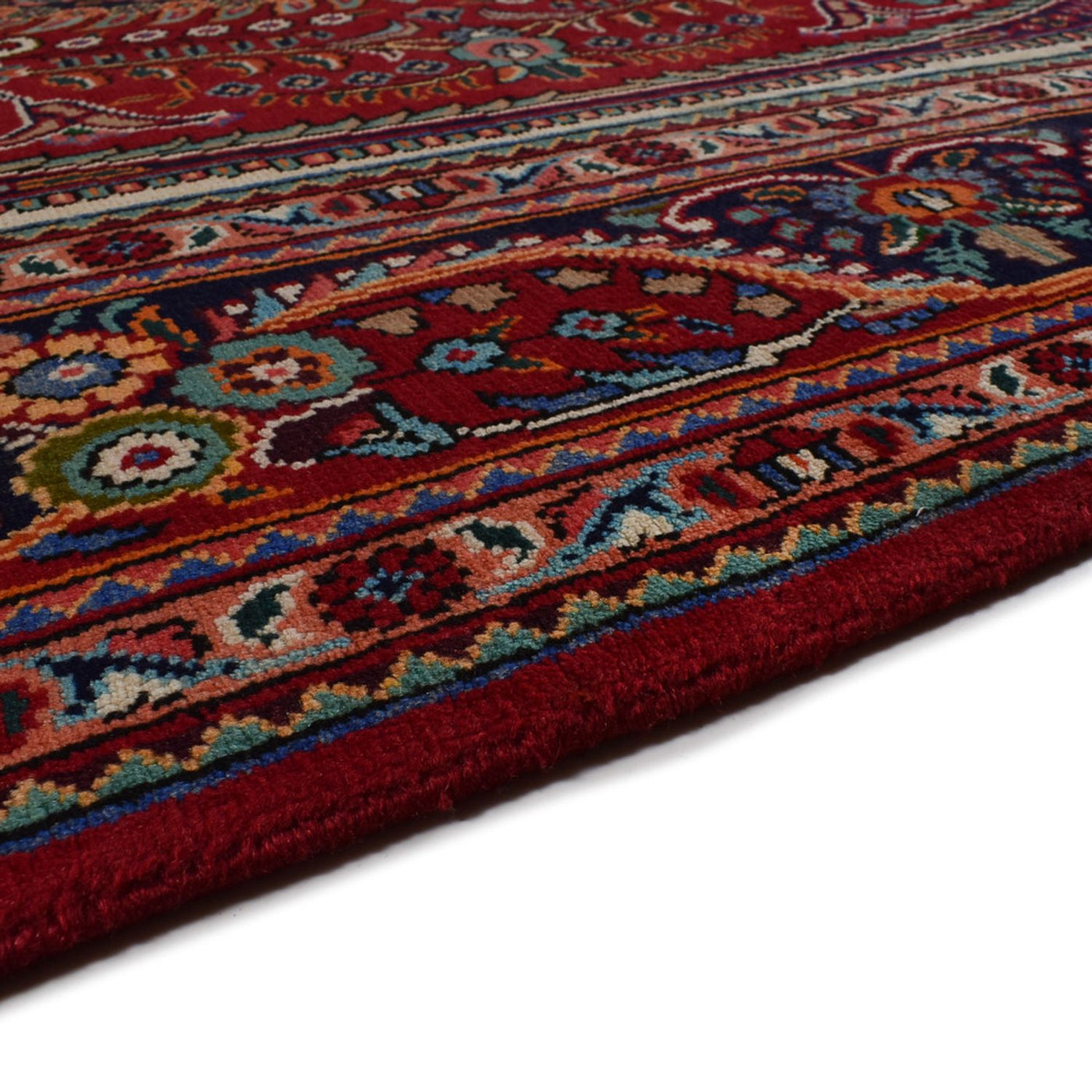 Persisk teppe - Nomadisk - 300 x 204 cm - mørk rød