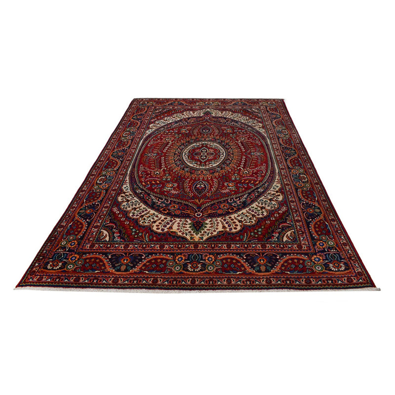 Persisk teppe - Nomadisk - 300 x 204 cm - mørk rød