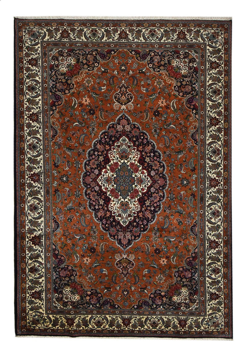 Persisk teppe - Nomadisk - 303 x 206 cm - mørk rød
