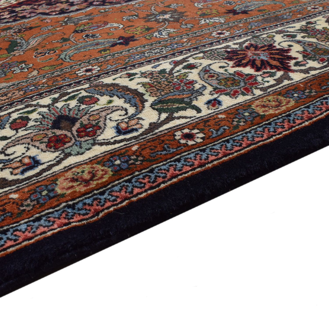 Persisk teppe - Nomadisk - 303 x 206 cm - mørk rød